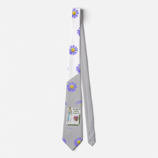 Gravata Nossa Senhora de Lourdes Neck Tie (Frente)