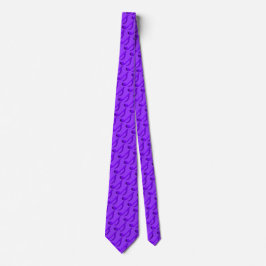 Gravata Notas Musicais Padrão Roxo