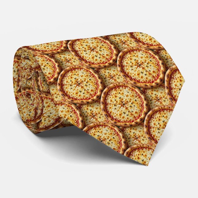 Gravata Novidade Pizza de Queijo | Comida Rápida (Rolled)