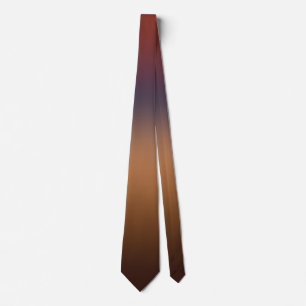 Gravata Numero queimado azul escuro bronzeado e gradiente