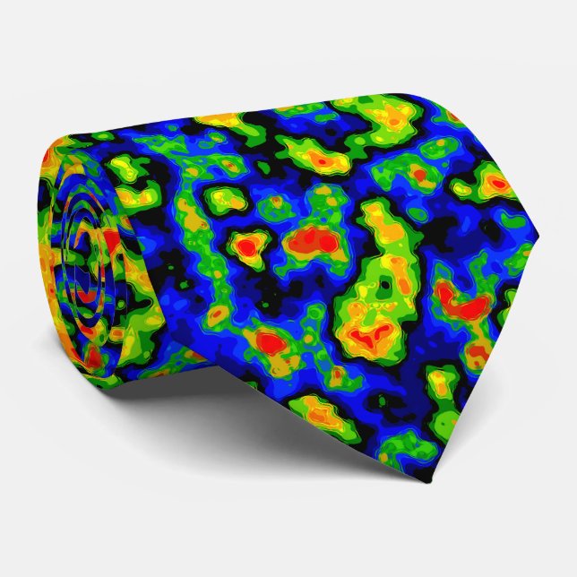 Gravata Nuvens de Radar (Rolled)