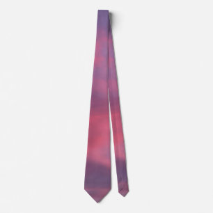 Gravata Nuvens Rosa Azul