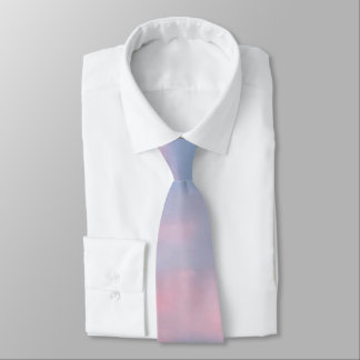 Gravata Nuvens rosa personalizáveis