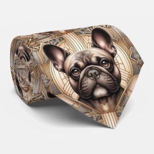 Gravata O Amante de Cachorro Divertido Pai de Cachorro B
