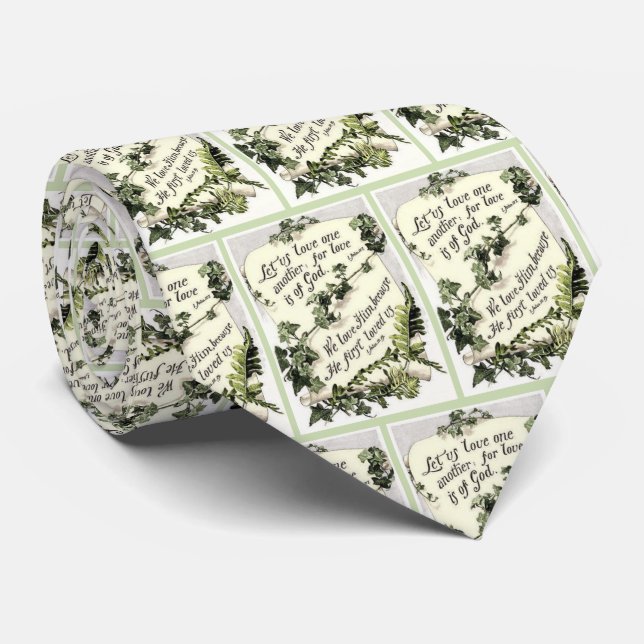 Gravata O Amor É De Deus. (Rolled)