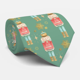 Gravata O Aquebrador de Nozes de Natal Flocos de Neve Dour