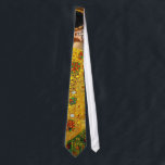 Gravata O beijo por Gustavo Klimt<br><div class="desc">A folha do beijo,  do óleo e de ouro nas canvas,  1907-1908. Belvedere de Österreichische Galerie,  Viena, </div>