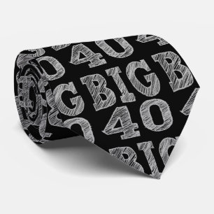 Gravata O BIG 40 Quarenta Décimo Aniversário