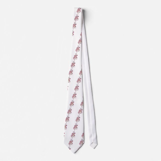 Gravata O Coelho Branco ou Peter Cottontail (Frente)