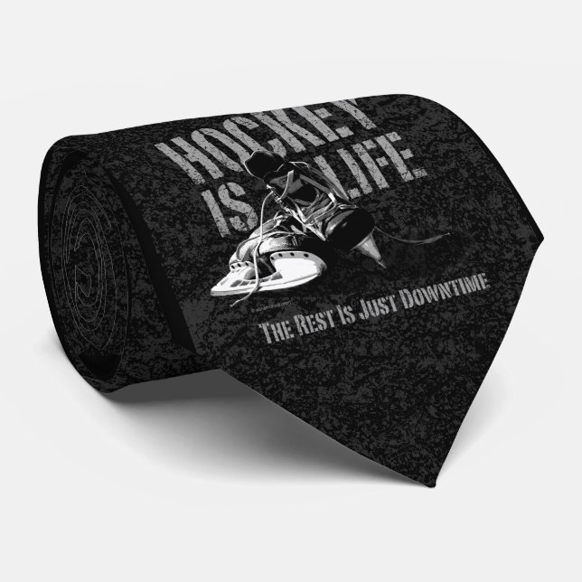 Gravata O hóquei é vida (Rolled)