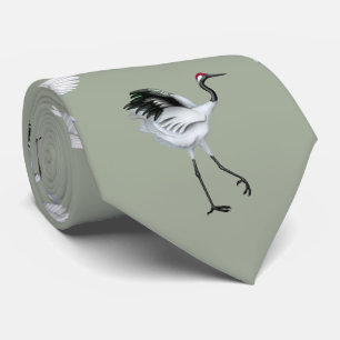 Gravata O japonês Cranes o laço dos homens