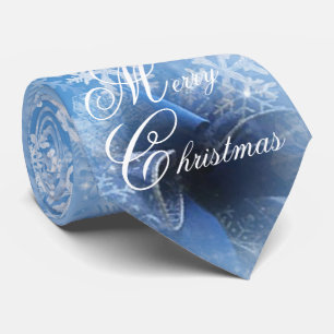 Gravata O laço dos homens da fita azul do Natal