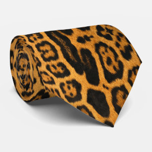 Gravata O laço dos homens da pele do Ocelot do falso