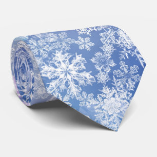 Gravata O laço dos homens dos flocos de neve