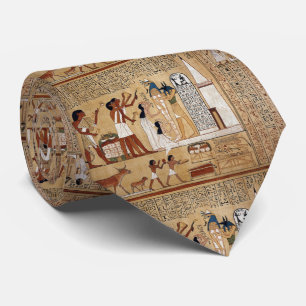 Gravata O livro do morto onde Anubis é representado ネ ク タ