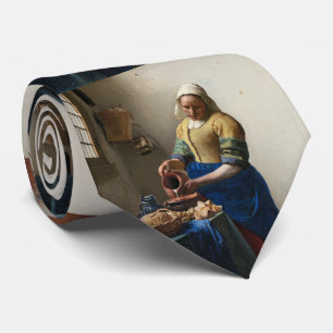 Gravata O Milkmaid Johannes Vermeer