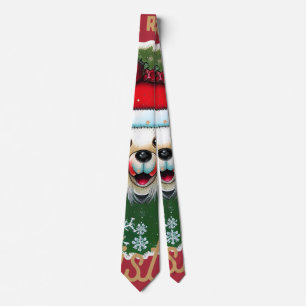 Gravata O Natal Deseja Um Ballo De Camisa De Um Urso De Na
