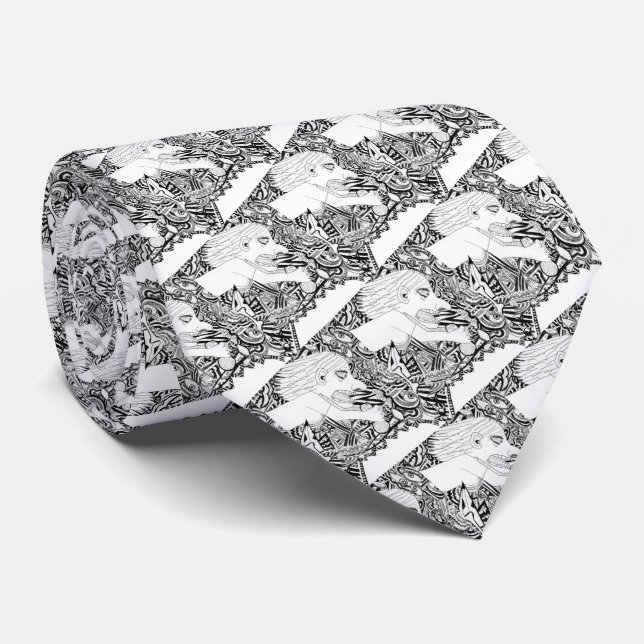Gravata O Necktie do Ponto de Ferro (Rolled)
