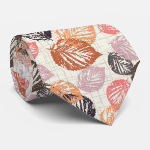 Gravata O outono sai em bege.