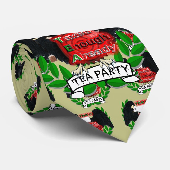 Gravata O Partido do Chá já foi tributado o suficiente (Rolled)