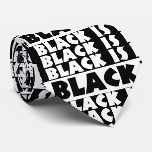 Gravata O preto é preto