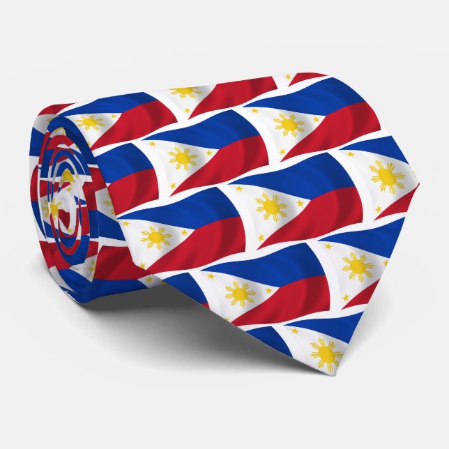 Gravata O sinalizador Filipinas Tie (Rolled)