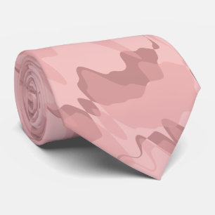 Gravata O último Camuflage Pink e Maroon