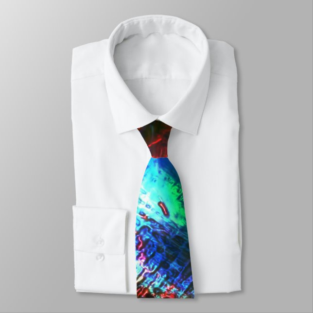 Gravata O último reciclar de imagem, textura colorida quei (Amarrado)