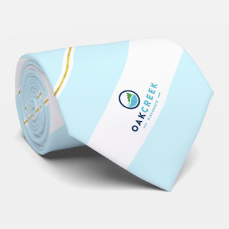 Gravata Oak Creek (Wisconsin), bandeira municipal Neck Tie