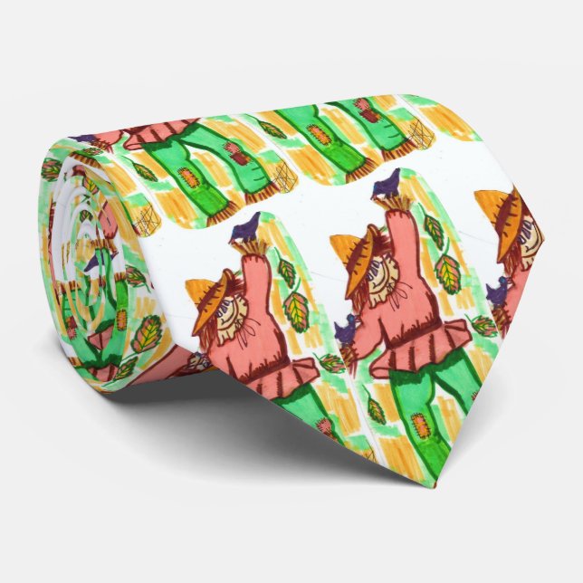 Gravata OBRIGADO, SCARECROW tie (Rolled)