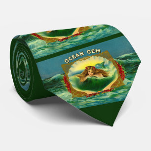 Gravata Ocean Gem Mermaid Ggar impressão