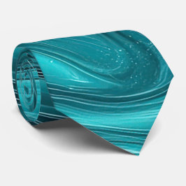 Gravata Oceano Nascendo Turquoise Pescoço