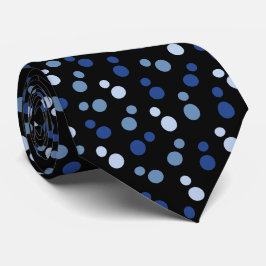 Gravata Oceano Náutico Tema Azul Preto