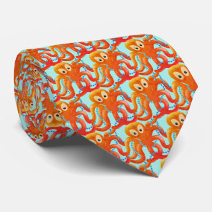 Gravata Octopus Whimsical