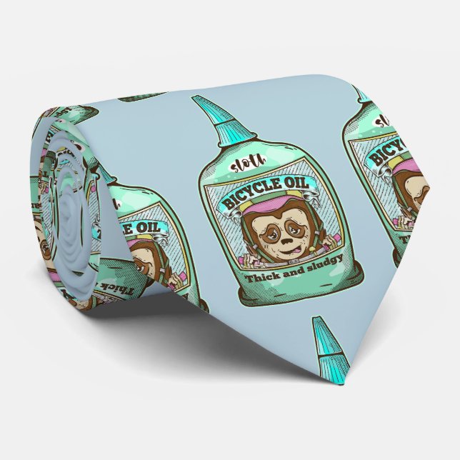 Gravata Óleo de bicicleta lento (Rolled)