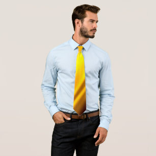 Gravata Olhar para a textura Dourada de Satin Faux