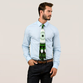 Gravata Olhos da Magnésia Branca