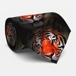 Gravata Olhos de Tigre Selvagem