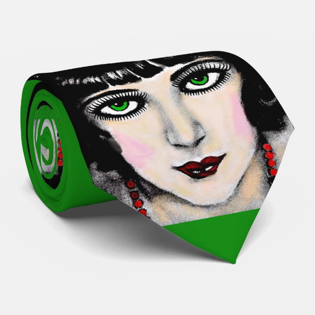 Gravata olhos que encantam (Rolled)