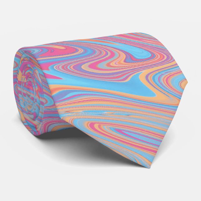 Gravata Ondas Funky (Rolled)