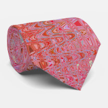 Ondas Zigzag Retro Frias Abstratas em Vermelho e R