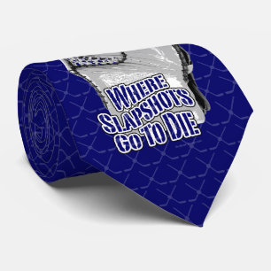 Gravata Onde os Slapshots vão morrer (o hóquei)