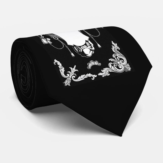 Gravata Oração arquitetônica antiga de monstro gótico (Rolled)