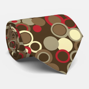 Gravata Órbvias Bolinhas Cacau castanho de dois lados, imp