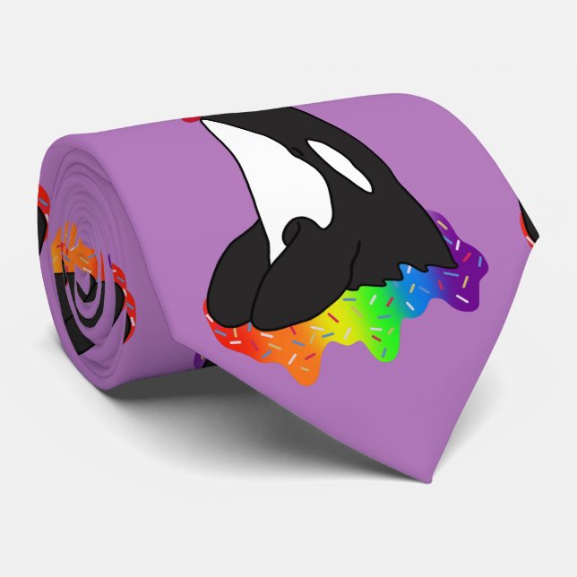 Gravata Orca Killer Whale (Rolled)