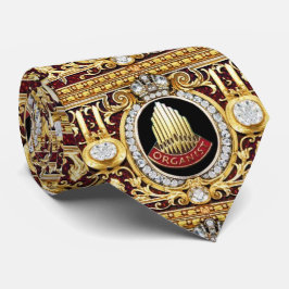Gravata Organizador Pipe Organ Facade Tie