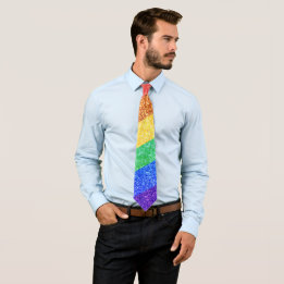 Gravata Orgulho LGBTQA+ arco-íris