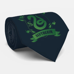Gravata Ornamentado SLYTHERIN™ House Crest