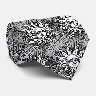 Gravata Ornamentado Sun Tie - Luxo Celestial Retroativo