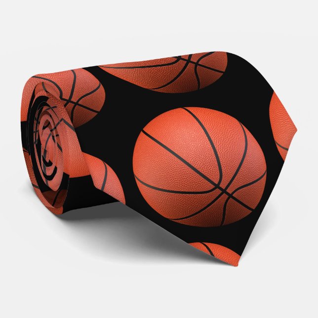 Gravata Os basquetebol modelam presentes do esporte de | (Rolled)
